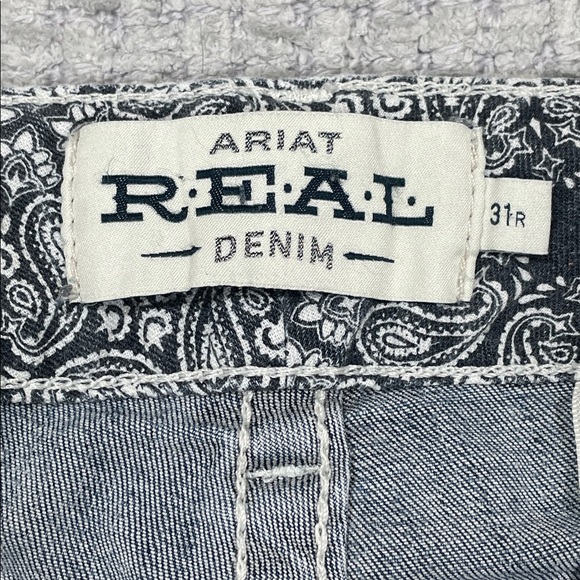 Women’s Ariat Real Riding Jean Whipstitch Bootcut Dresden Size 31R - Picture 8 of 13